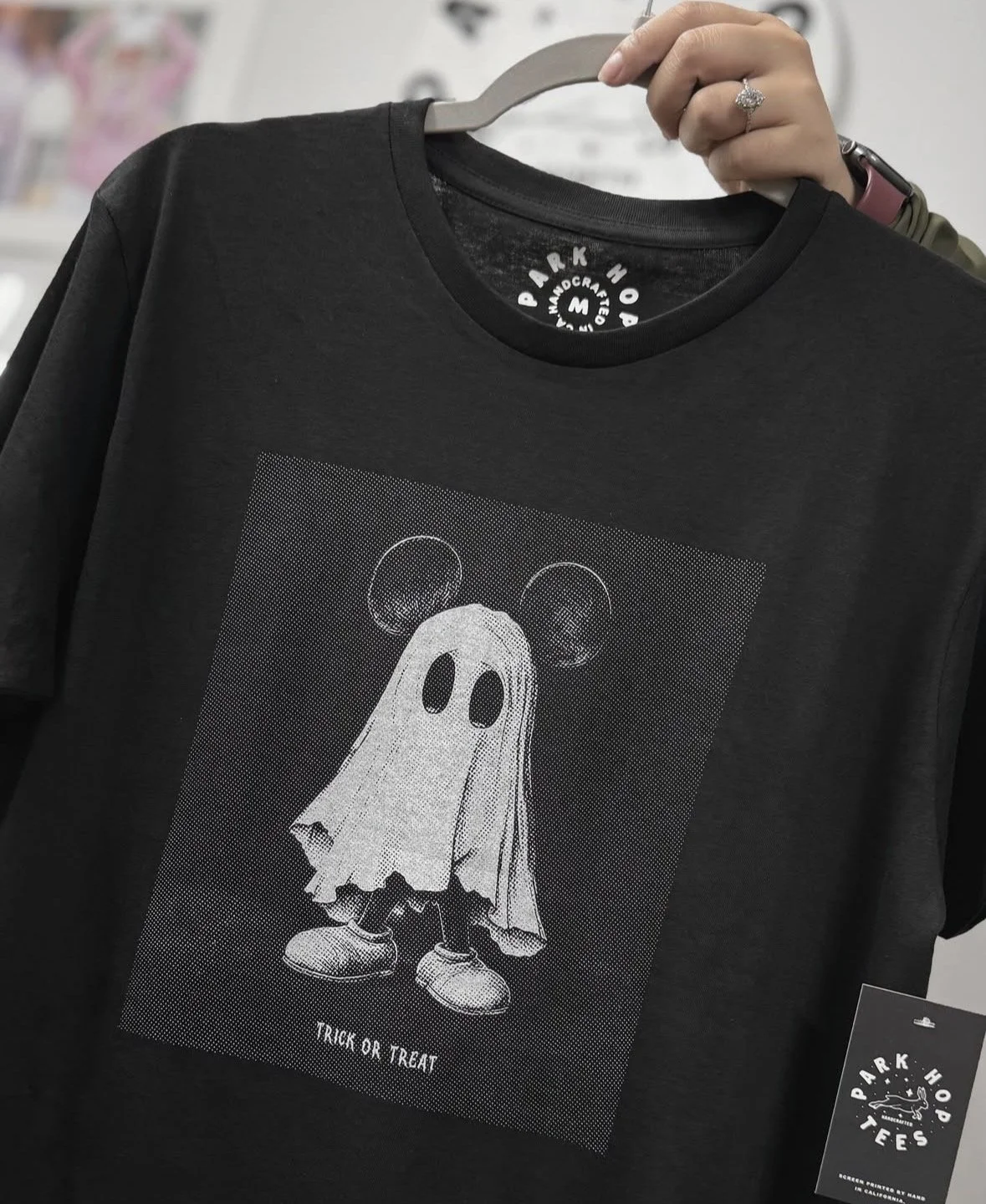 Spooky Mouse Ghost Tee — Park Hop Tees